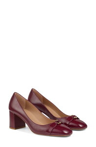 �G���P�[�x�l�b�g ���f�B�[�X �V���[�Y �p���v�X �q�[�� LK Bennett Kate Block Heel Pump Burgundy �o�[�K���f�B