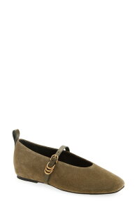 ���O�A���h�{�[�� ���f�B�[�X �V���[�Y �p���v�X rag & bone Spire Mary Jane Flat Olive Suede �I���[�u