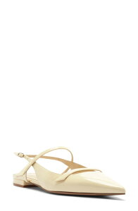 �A���N�T���h���o�[�h�}�� ���f�B�[�X �V���[�Y �p���v�X Alexandre Birman Tita Pointed Toe Slingback Flat Creamy