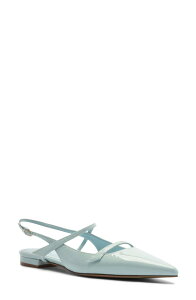 �A���N�T���h���o�[�h�}�� ���f�B�[�X �V���[�Y �p���v�X Alexandre Birman Tita Pointed Toe Slingback Flat Dust Blue �u���[