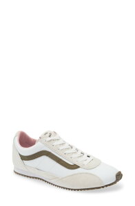 �o���Y ���f�B�[�X �V���[�Y �X�j�[�J�[ Vans Premium Super Lowpro Trainer Pig Suede White �z���C�g