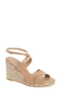 �X�`���A�[�g ���C�c�}�� ���f�B�[�X �V���[�Y �T���_�� �A���N�� Stuart Weitzman Alyssankle Strap Wedge Sandal Adobe Smooth Cafe
