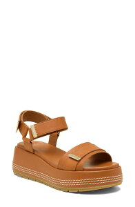 �\���� ���f�B�[�X �V���[�Y �T���_�� �v���b�g�t�H�[�� �A���N�� SOREL Sunpeak Ankle Straplatform Sandal Iced Tea/ Gum