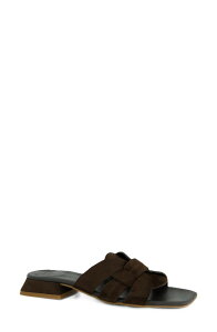 �|�[���E�O���[�� ���f�B�[�X �V���[�Y �T���_�� Paul Green Desire Slide Sandal Moro Suede