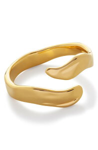 ���j�J���B�i�_�[ ���f�B�[�X �A�N�Z�T���[ �w�� Monica Vinader The Wave Ring 18Ct Gold Vermeil �S�[���h