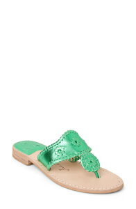 �W���b�N���W���[�X ���f�B�[�X �V���[�Y �T���_�� Jack Rogers Jacks Flat Sandal Bright Emerald �G�������h