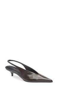 �v���G���U�V�����[ ���f�B�[�X �V���[�Y �p���v�X Proenza Schouler Slash Pointed Toe Slingback Pump Chocolate �`���R���[�g