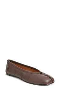 �}���^���}���W�F�� ���f�B�[�X �V���[�Y �p���v�X Maison Margiela Tabi Ballet Flat Moka
