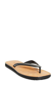 �U ���E ���f�B�[�X �V���[�Y �T���_�� The Row City Flip Flop Black / Natural �u���b�N