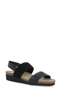 �i�I�g ���f�B�[�X �V���[�Y �T���_�� Naot Amy Slingback Sandal Shiny Black �u���b�N