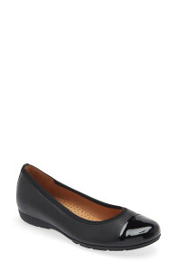 �K�{�[�� ���f�B�[�X �V���[�Y �p���v�X Gabor Ballet Flat Black �u���b�N