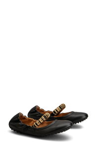 �g�b�Y ���f�B�[�X �V���[�Y �p���v�X Tod's Ring Mary Jane Flat Nero