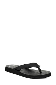 �T�k�[�N ���f�B�[�X �V���[�Y �T���_�� Sanuk Yoga Mat II Flip Flop Ebony