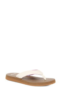 �T�k�[�N ���f�B�[�X �V���[�Y �T���_�� Sanuk Yoga Mat II Flip Flop White �z���C�g
