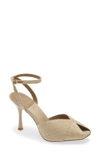 �W�F�t���[ �L�����x�� ���f�B�[�X �V���[�Y �p���v�X �A���N�� Jeffrey Campbell Behoove Ankle Strapeep Toe Pump Natural Jute