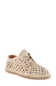 �Z�C�V�F���Y ���f�B�[�X �V���[�Y �T���_�� �~�j Seychelles Gemini Woven Espadrille Gold �S�[���h