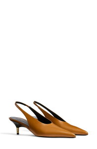 �J�C�g ���f�B�[�X �V���[�Y �p���v�X �q�[�� Khaite Bella Kitten Heel Slingback Pump Cuoio