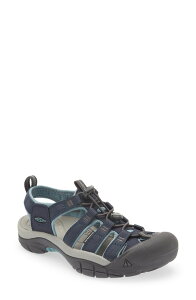 �L�[�� ���f�B�[�X �V���[�Y �T���_�� KEENewport H2 Hybrid Sandal Navy/Magnet �l�C�r�[
