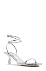 �A���h ���f�B�[�X �V���[�Y �T���_�� �A���N�� ALDO Dime Ankle Strap Sandal Silver �V���o�[