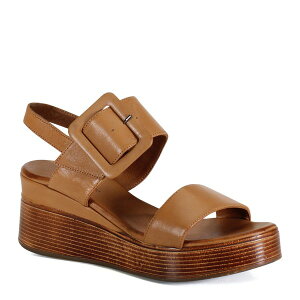 �f�B�o�g�D���[ ���f�B�[�X �V���[�Y �T���_�� ���U�[ Diba True SEEN IT ALLeather Double Strap Slingback Wedge Coconut