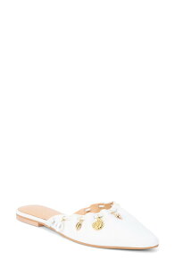 �R�R�i�b�c�o�C�}�b�e�V�B ���f�B�[�X �V���[�Y �p���v�X Coconuts by Matisse Monette Mule White Leather �z���C�g