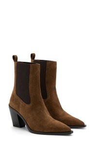 �}���S ���f�B�[�X �V���[�Y �u�[�c�E���C���u�[�c �X�G�[�h �A���N�� MANGO Suede Ankle Bootobacco Brown �u���E��