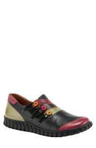 �X�v�����O�X�e�b�v ���f�B�[�X �V���[�Y �X�j�[�J�[ Spring Step Neeta Slip-On Sneaker Black Multi �u���b�N