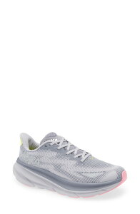 �z�J�I�l�I�l ���f�B�[�X �V���[�Y �X�j�[�J�[ HOKA Clifton 9 GTX Shoe Grey Skies / Foggy Grey �O���[