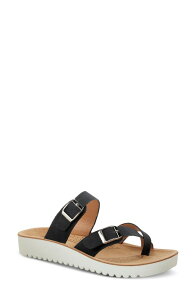 �t���N�T�X ���f�B�[�X �V���[�Y �T���_�� Flexus by Spring Step Bayside Wedge Slide Sandal Black �u���b�N