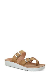 �t���N�T�X ���f�B�[�X �V���[�Y �T���_�� Flexus by Spring Step Bayside Wedge Slide Sandal Tan �^��