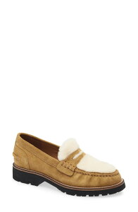 ���O�A���h�{�[�� ���f�B�[�X �V���[�Y �X���b�|���E���[�t�@�[ rag & bone Corey Genuine Shearling Penny Loafer Csdsh