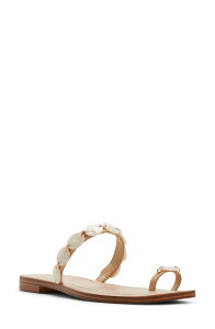 �A���h ���f�B�[�X �V���[�Y �T���_�� ALDO Crystiana Slide Sandal Sand �T���h