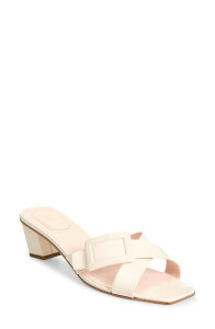 ���W�F�E���B���B�G ���f�B�[�X �V���[�Y �T���_�� �q�[�� Roger Vivier Belle Vivier Crisscrosstrap Block Heel Sandal Cire