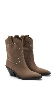 �}���S ���f�B�[�X �V���[�Y �u�[�c�E���C���u�[�c MANGO Pointed Toe Western Boot Sand �T���h