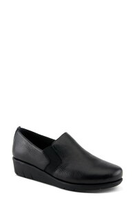�X�v�����O�X�e�b�v ���f�B�[�X �V���[�Y �X�j�[�J�[ Spring Step Arete Wedge Slip-On Sneaker Black �u���b�N