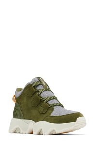�\���� ���f�B�[�X �V���[�Y �u�[�c�E���C���u�[�c �v���X�T�C�Y �X�j�[�J�[ SOREL Kinetic Impact Caribou Plus Waterproof Sneaker Bootie Utility Green/ Light Aloe �O���[��