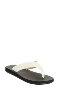 �U ���E ���f�B�[�X �V���[�Y �T���_�� The Row Dune Classic Ginza Flip Flop Ivory/ Black �A�C�{���[