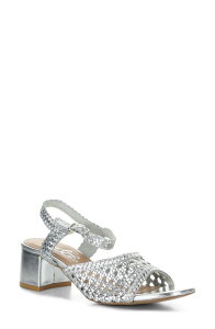 �{�X�A���h�R�[ ���f�B�[�X �V���[�Y �q�[�� �T���_�� �A���N�� Bos. & Co. Wendi Ankle Strap Sandal Silver �V���o�[