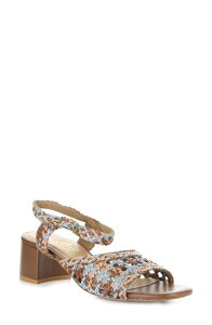 �{�X�A���h�R�[ ���f�B�[�X �V���[�Y �q�[�� �T���_�� �A���N�� Bos. & Co. Wendi Ankle Strap Sandal Tan Mix �^��
