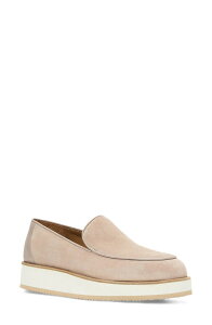 �A�N�A�^���A ���f�B�[�X �V���[�Y �I�b�N�X�t�H�[�h �v���b�g�t�H�[�� Aquatalia Honnete Waterproof Platform Flat Warm Grey Suede �O���[
