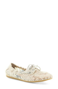 �X�y���[ ���f�B�[�X �V���[�Y �X���b�|���E���[�t�@�[ Sperry Slim Sail Boat Shoe Cream �N���[��