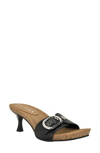 �Q�X ���f�B�[�X �V���[�Y �T���_�� GUESS Dexta Buckle Strap Sandal Black �u���b�N