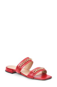 �u���[�m�}�O�� ���f�B�[�X �V���[�Y �q�[�� �T���_�� Bruno Magli Brunella Slide Sandal Berry Nappa