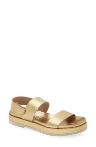 �y�h���K���V�A ���f�B�[�X �V���[�Y �T���_�� �v���b�g�t�H�[�� Pedro Garcia Jamili Slingback Platform Sandal Gold Cervo �S�[���h