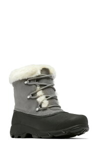 �\���� ���f�B�[�X �V���[�Y �u�[�c�E���C���u�[�c SOREL Snow Angel Faux Fur Detail Waterproof Boot Quarry/ Black �u���b�N