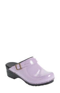 �T�j�[�^ ���f�B�[�X �V���[�Y �T���_�� �h�b�g�� �h�b�g Sanita Estelle Polka Dot Clog 032 Lilac ���C���b�N