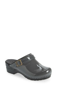 �T�j�[�^ ���f�B�[�X �V���[�Y �T���_�� �h�b�g�� �h�b�g Sanita Estelle Polka Dot Clog Steel �h�b�g