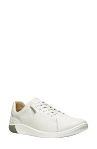 �L�[�� ���f�B�[�X �V���[�Y �X�j�[�J�[ ���U�[ KEEN KNX Leather Sneaker Star White/ Star White �z���C�g