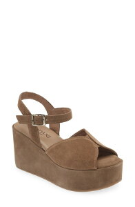 �R���_�[�j ���f�B�[�X �V���[�Y �q�[�� �v���b�g�t�H�[�� �T���_�� Cordani Jenna Platform Wedge Sandal Crosta Fango
