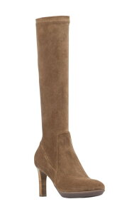 �A�N�A�^���A ���f�B�[�X �V���[�Y �u�[�c�E���C���u�[�c Aquatalia Rhumba Weatherproof Knee High Boot Champagne Suede �V�����p��